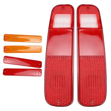 Imagem de 6pcs Luz Luz Traseira Kit de Guarda -lamas 2 Suite 74F Substituição para Econoline van 19751991, Fabricada Com Base No Padrão Original, Fácil de Instalar e Combina