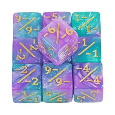 Imagem de Conjunto de Dados para Ensino de Matemática Infantil - 10 Dados D6 com