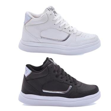 Imagem de kit 2 pares Botinha Tênis Treino Sneaker Academia Fitness - Dix, 39, B