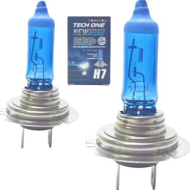 Imagem de Kit Lampada Automotivo Halogena 12v 8500k Encaixe H7 - TECH ONE