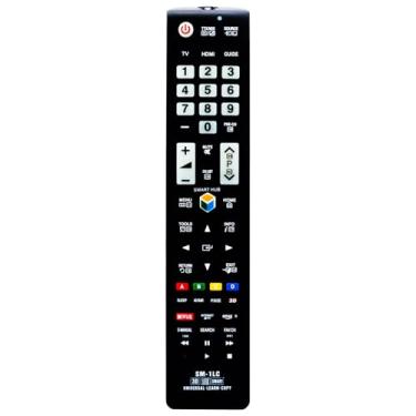 Imagem de Allimity Substituição do controle remoto universal SM-1LC para Samsung TV UN43J5200AFXZA UN43JU640DF UN50M5300FXZA UN50MU6070F UN55J6200AFXZA UN40JU640DFXZA UN43J520DAF UN55J6201AF UN55J6201AF UN55