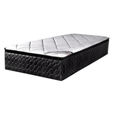 Imagem de Colchão Solteiro Molas Ensacadas Vougue Preto 088x188x30 Bom Pastor