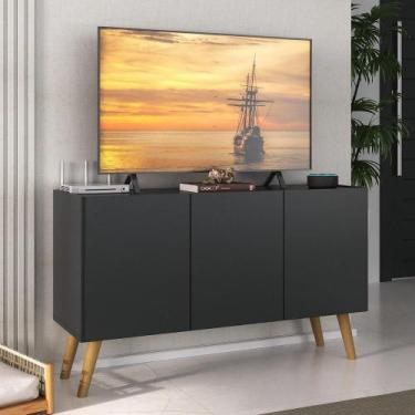 Imagem de Rack Retrô para TV até 32 Polegadas com 3 Portas Multimóveis MP1067, P