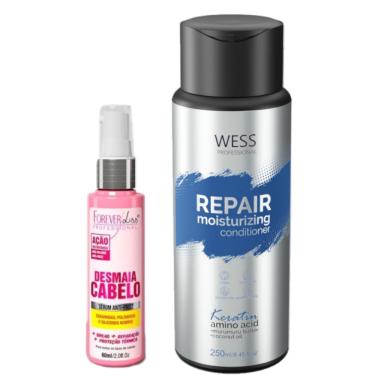 Imagem de Forever Serum Desmaia Cabelo 60ml + Wess Cond. Repair 250ml