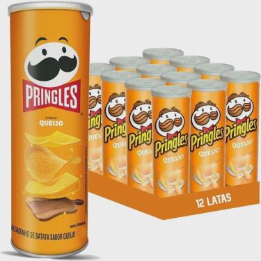 Imagem de Kit 12 Batata Pringles Queijo 109g Cada