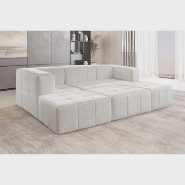 Imagem de Sofá Modular 3 Lugares Bouclé
