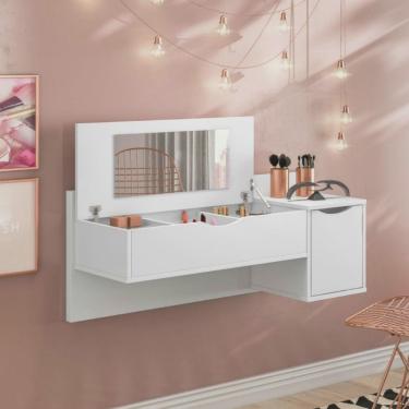 Imagem de Penteadeira Suspensa 1 Porta 1 Gaveta Blush Albatroz