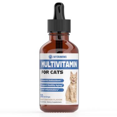 Imagem de Multivitamínico Vitamínico para Gatos Apoia a Saúde Imunológica 30 mL