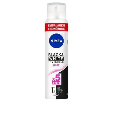 Imagem de Desodorante Nivea Invisible Black & White Clear Aerosol Antitranspirante 200ml
