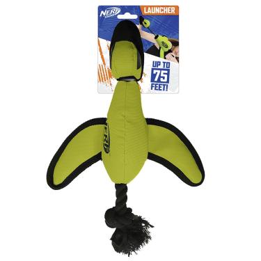 Imagem de Brinquedo para cães Nerf Dog Large Nylon Launching Duck Green