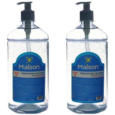 Imagem de Álcool Em Gel 70 % Mata 99,9% Das Bactérias 2kg/2un - Maison