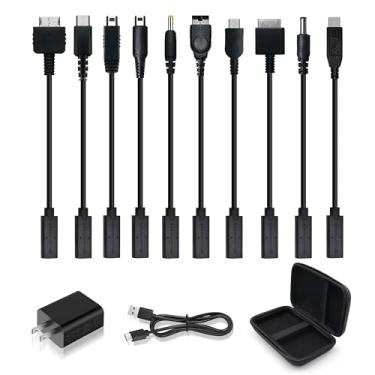 Imagem de Intec Gaming Kit De Fonte De Alimentação Para Console De Jogos Retrô - Múltiplas Interfaces, Conversão Gratuita - Compatível Com Vita1/Vita2/Ndsl/Wii-U-Pad/3Ds/Psp/Gba Sp/Gbm/Psp Go/Gb