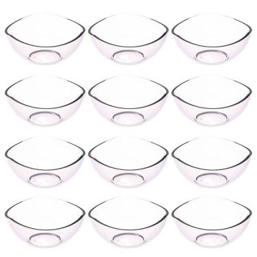 Imagem de Kit 12 Potes de Sobremesa Doces Transparente 265ml Plástico Crippa Restaurante Hotel