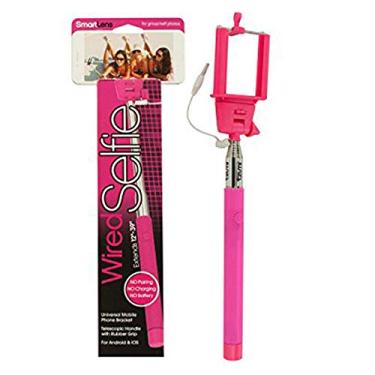 Imagem de Autoadesivo, Tzumi extensível com cabo de controle de auto-retrato com obturador remoto para iPhone 6 6 Plus 6+ 5s 5c 5, Samsung Galaxy S4 S2, Samsung Galaxy Note 3 Note 4, HTC, Sony, Lg