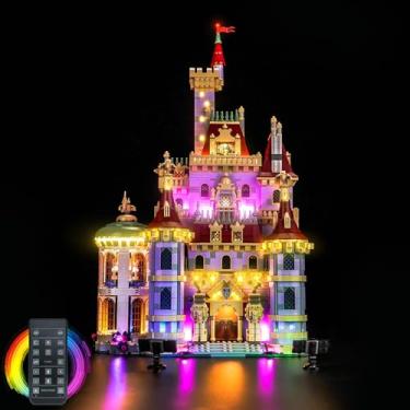 Imagem de LocoLee Kit de luz compatível com Lego 43263 Castelo de A Bela e a Fera – Sem modelo apenas luz, acessórios de iluminação LED compatíveis com Lego 43263 conjunto de montar (versão RC)