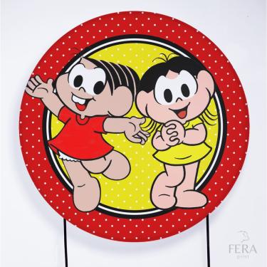 Imagem de Painel Decorativo para Festa 1,30x1,30 metros Vesti Fácil com Elástico Turma da Mônica - Fera Print