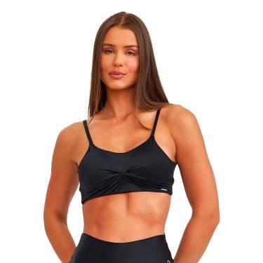 Imagem de Top Caju Brasil Atletika Franzido Classic Preto Feminino