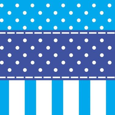 Imagem de Papel De Parede Listra E Faixa Azul Poa Autocolante Lavavel