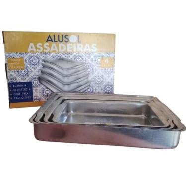 Imagem de Alusol Jogo de Tabuleiro 4 Peças Aluminio