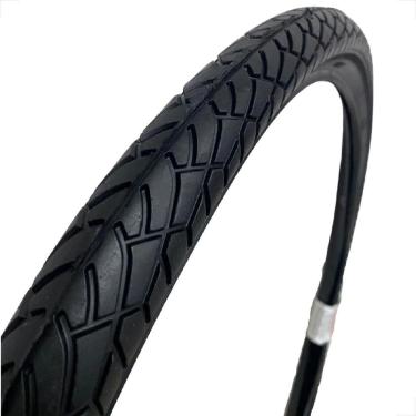 Imagem de Pneu Bicicleta Shiver tipo praieiro Rider Aro 26 X 1.95 Slick Balão Bike Urbana Caloi Monark Beach