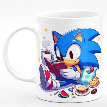 Imagem de Caneca de Porcelana Sonic the Hedgehog 325ml Bread with Coffee - PRMUG