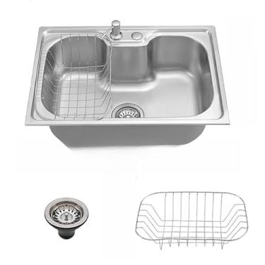Imagem de Cuba para cozinha gourmet pia aço inox com acessórios 60cm 50 cm(Apenas com CUBA 304 60CM)