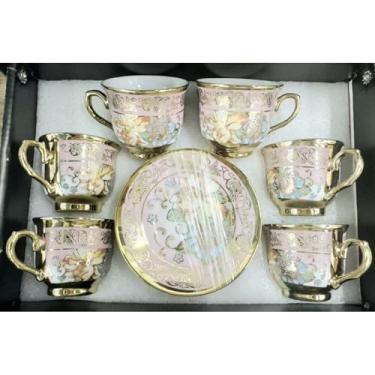 Imagem de Xícara de café kit com 12 peças de Cerâmica em porcelana (Xicara D160-1 6 conjunto)