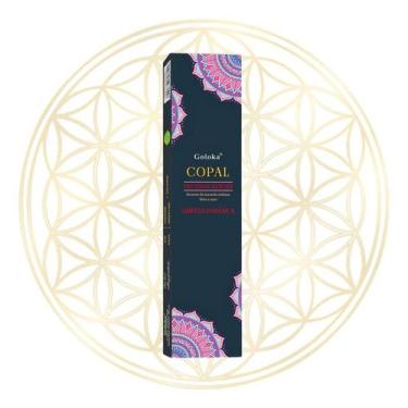Imagem de Incenso Goloka Indiano Vareta Linha BLACK, Copal