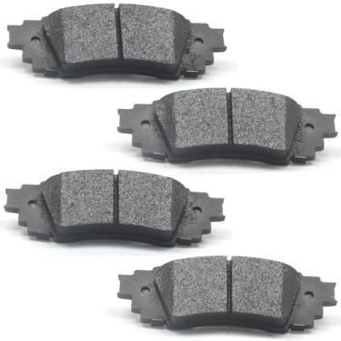 Imagem de GuuYebe Kit de pastilhas de freio traseiro de 4 peças, para Toyota 2019-2021 RAV4 C-HR CHR Venza, para Lexus 2019-2022 ES250 UX200 UX250h, substitui D1879 1879 ZD1879 Z231879