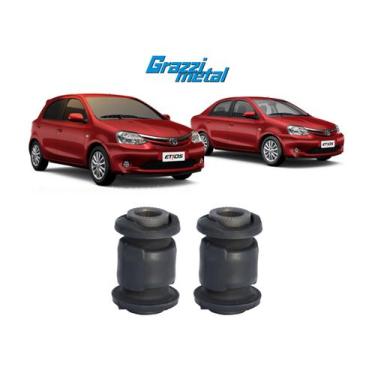 Imagem de 2 Borracha Menor Balança Dianteira Toyota Etios 2013 A 2020 - Grazzime