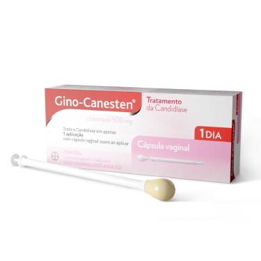 Imagem de Cápsula Vaginal Gino Canesten 500mg 1 Cápsula