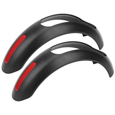 Imagem de Substituição de guarda -lamas traseira de scooter elétrica guarda de pneu plástico de alta densidade para es2 adultos pretos 22,5cm 2pcs