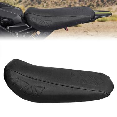 Imagem de KEMIMOTO Capa de assento de bicicleta Dirt Bike protetor de assento de motocicleta almofada de assento compatível com Surron Sur Ron Light Bee Segway X160 X260, preto