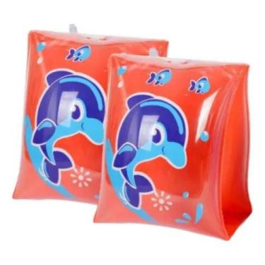 Imagem de Bóia De Braço Infantil Salva Vidas Piscina Praia Mar Estampa Vermelho 