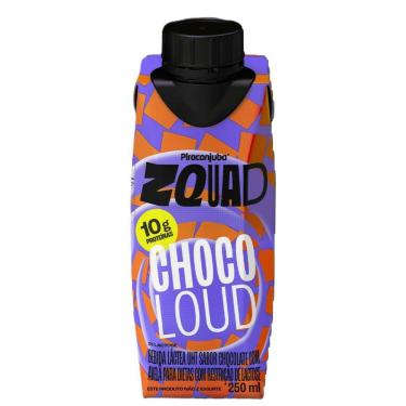 Imagem de Bebida Láctea Piracanjuba Zquad Choco Loud Sabor Chocolate com Avelã 250ml