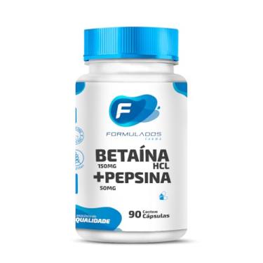 Imagem de Cloridrato De Betaína 150 Mg + Pepsina 50 Mg 90 Cápsulas
