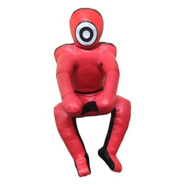 Imagem de menolana Manequim de treinamento de luta livre não preenchido, resistente e fácil de transportar, equipamento de boxe para adultos, exercício de judô e boxe