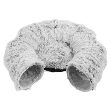 Imagem de Eujgoov Cama de Tubo de Gato Macio Macio Quente Aconchegante e Multifuncional Parquinho de Tubo de Estimação para Gatos Internos Gatinhos Cachorros