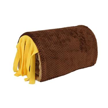 Imagem de Zerodis Tubo de Esconderijo de Porquinho da Cobaia Com Borlas, Ninho Lúdico para Ratos Ratos Chinchilla, Fácil de Montar, para de Seda Mouse