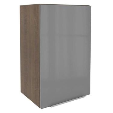 Imagem de Armário Aéreo Madesa Lux 40 Cm 1 Porta Rustic/cinza