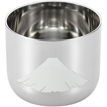 Imagem de よこやま Yokoyama EJG-250 Copo Gui sensível à temperatura, feito no Japão, 100 ml (100 ml), Fuji vermelho, 1 peça