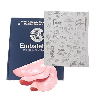 Imagem de Kit 400 Papel Acoplado Liso 30x38cm + 400 Papel Frios