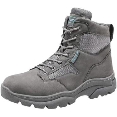 Imagem de Botas Táticas Duráveis Ao Ar Livre Para Homens, Botas De Combate Respiráveis Para Homens, Botas Militares Antiderrapantes Para Homens, Caça Ao Montanhismo, Green, 8.5 UK