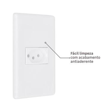 Imagem de kit 10 Conj tomadas 10a 4x2 steck mod Estella