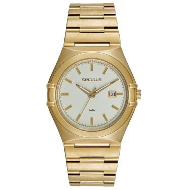 Imagem de Relógio Seculus Classic Dourado Masculino 44269GPSVDA1