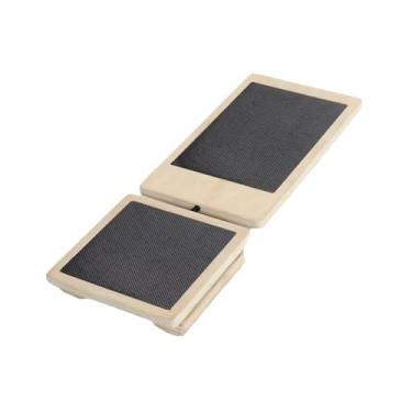 Imagem de YIJU Placa de fortalecimento de tornozelo e pé, ferramenta de fortalecimento de postura de madeira antiderrapante para homens e mulheres com entorse