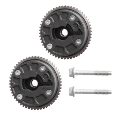 Imagem de 2 peças, 12643698, ajustador de eixo de cames, engrenagem de roda dentada Phaser, válvula variável de admissão e escape VVT para Buick Encore 16-19, para Chevy Cruze/Malibu/Spark/Trax, 16-22, OE