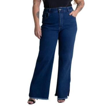 Imagem de Calça Jeans Sawary Plus Size - 280107 Azul, Azul, 46