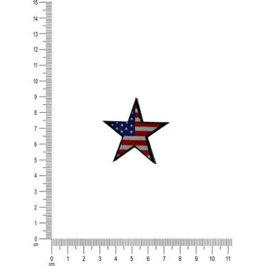 Imagem de Adesivo de Chapéu Country Estrela Estados Unidos - Vivace Country, Tam