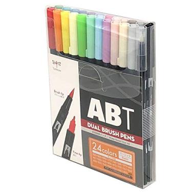 Imagem de Tombow Conjunto de canetas ABT Dual Brush com 24 cores sortidas